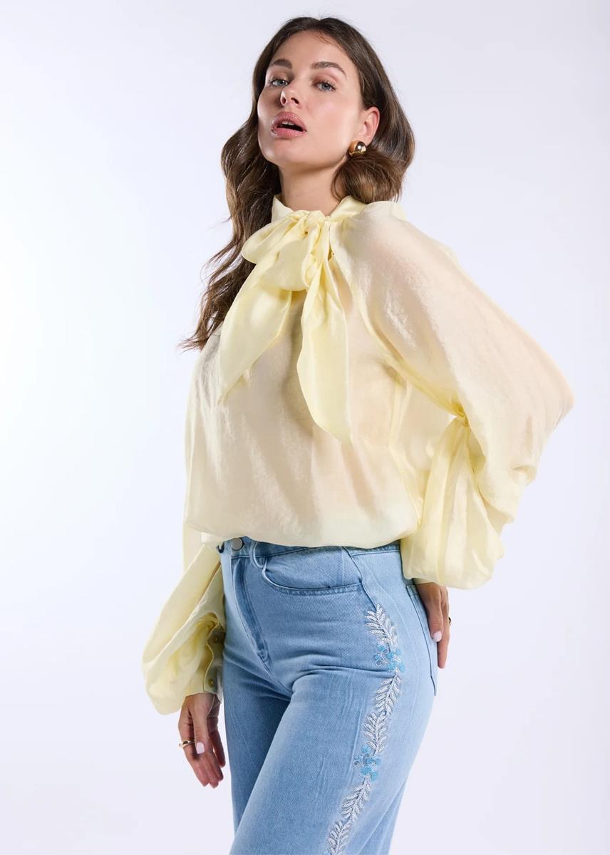 Freebird Blouse Bambina Geel  1