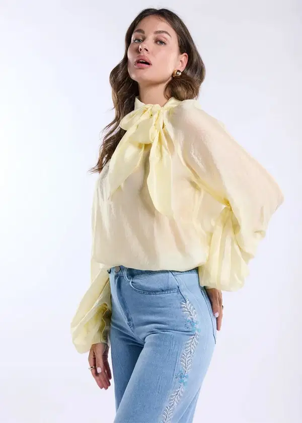 Freebird Blouse Bambina Geel 1