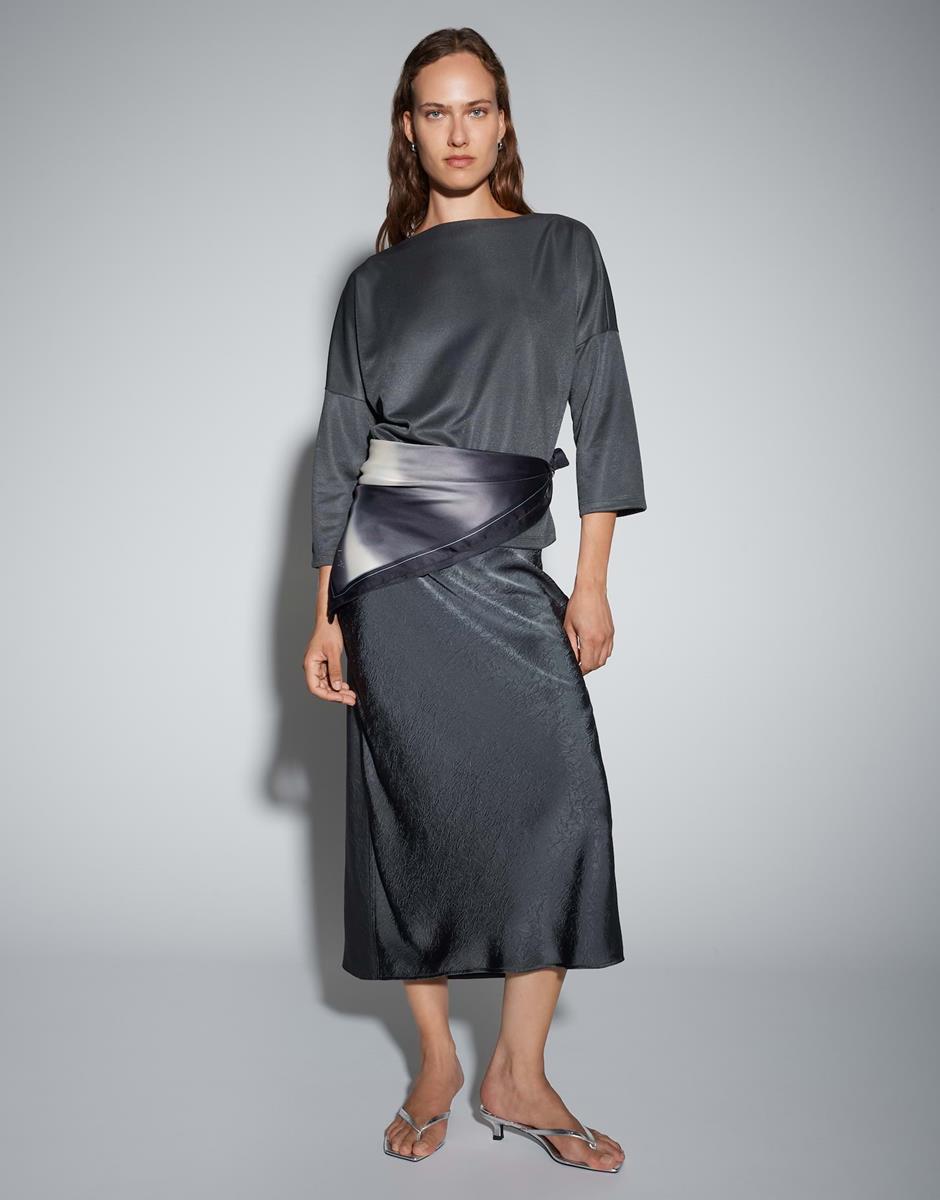 SOMEDAY Sjaal Blinga Zwart 2