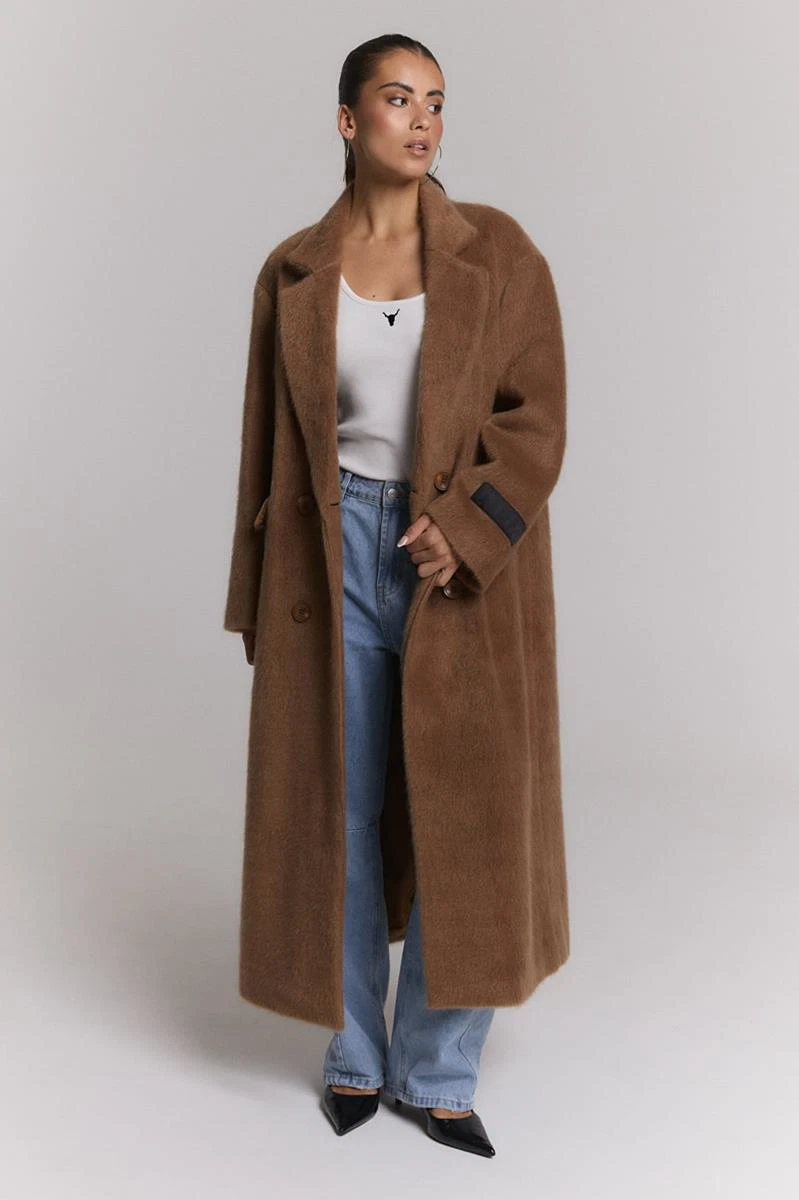 Alix The Label Mantel 2608503884 Bruin 1