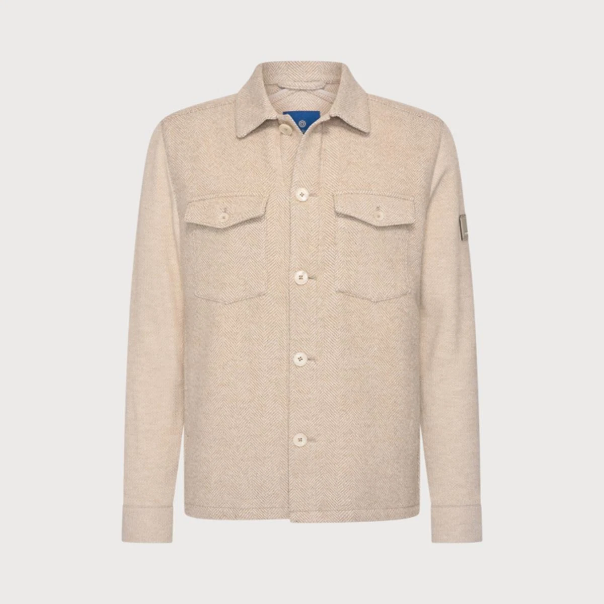 Blue Industry Overshirt NAPOLI-W26-M13 Beige 3