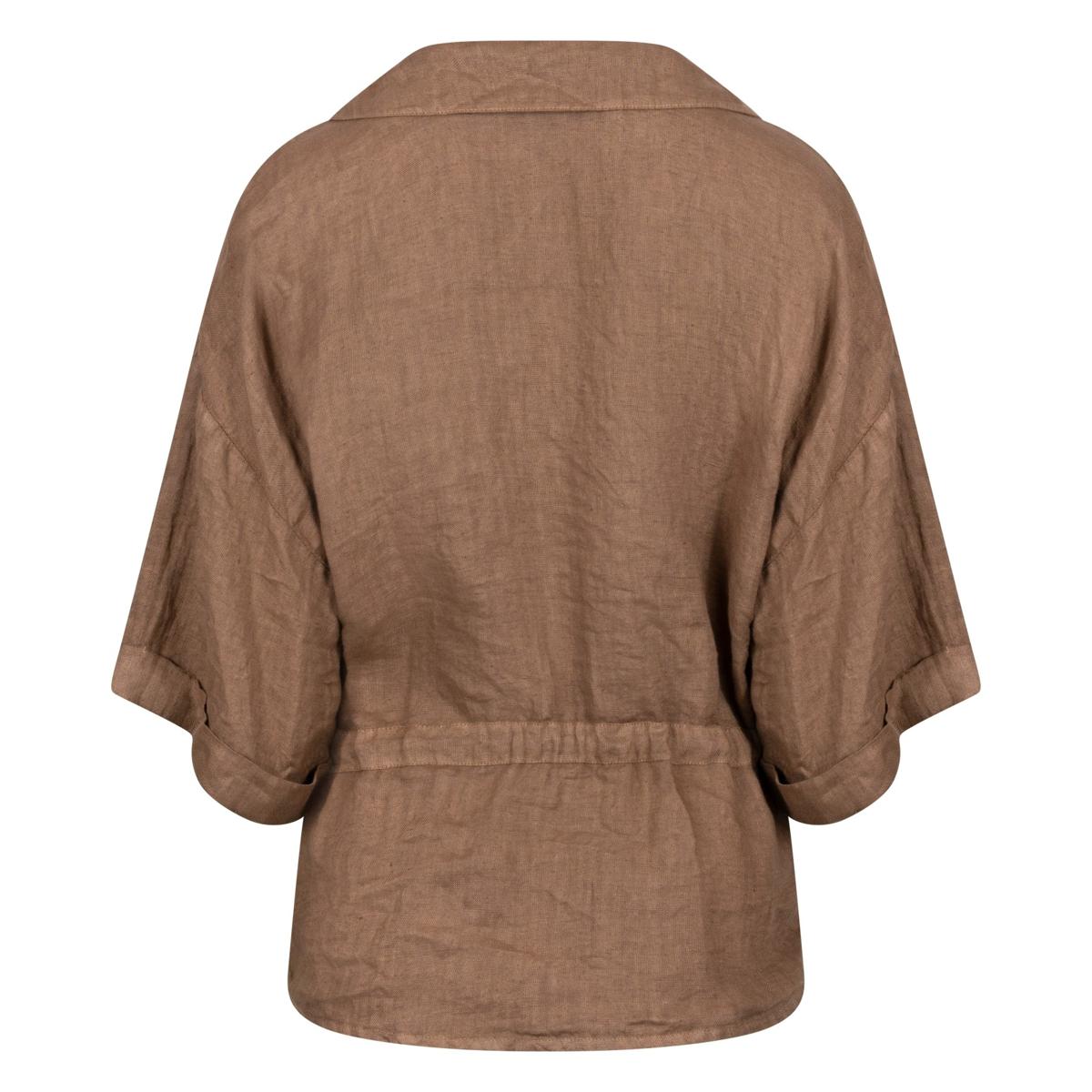 NUKUS Blouse Elma Taupe 4