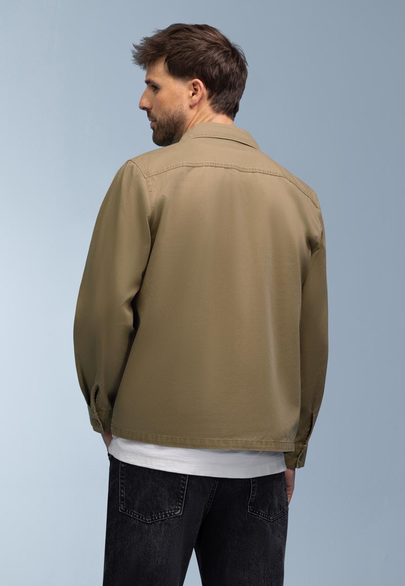 BlueFields Overhemd 22136084 Taupe 4