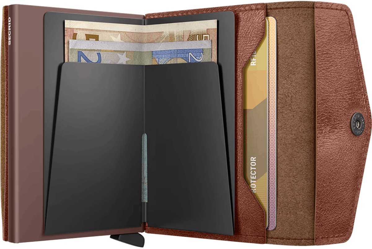 Secrid Wallet EV-Cognac Bruin 3