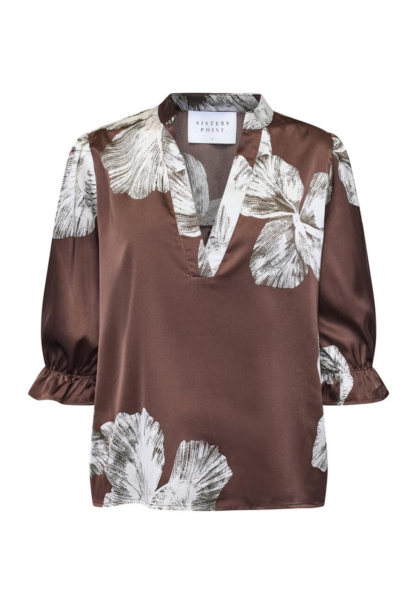 Sisters Point Blouse Venny-Ss8 Bruin 2