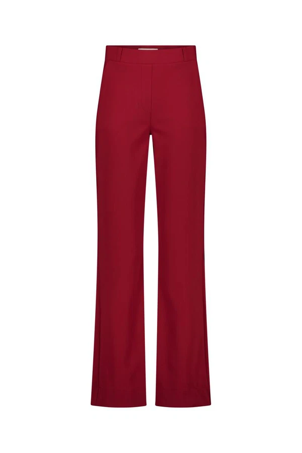 Studio Anneloes Pantalon Flair bonded trou Rood 1