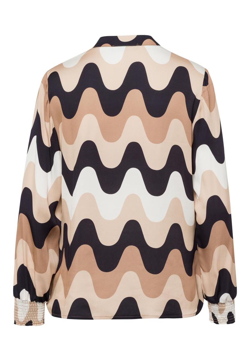 Frank Walder Blouse W53110101 Bruin 2