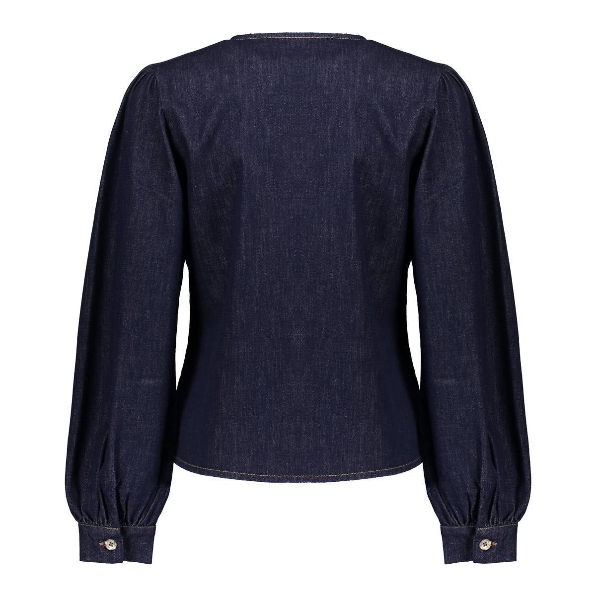 Geisha Blouse 53504-10 Blauw 3