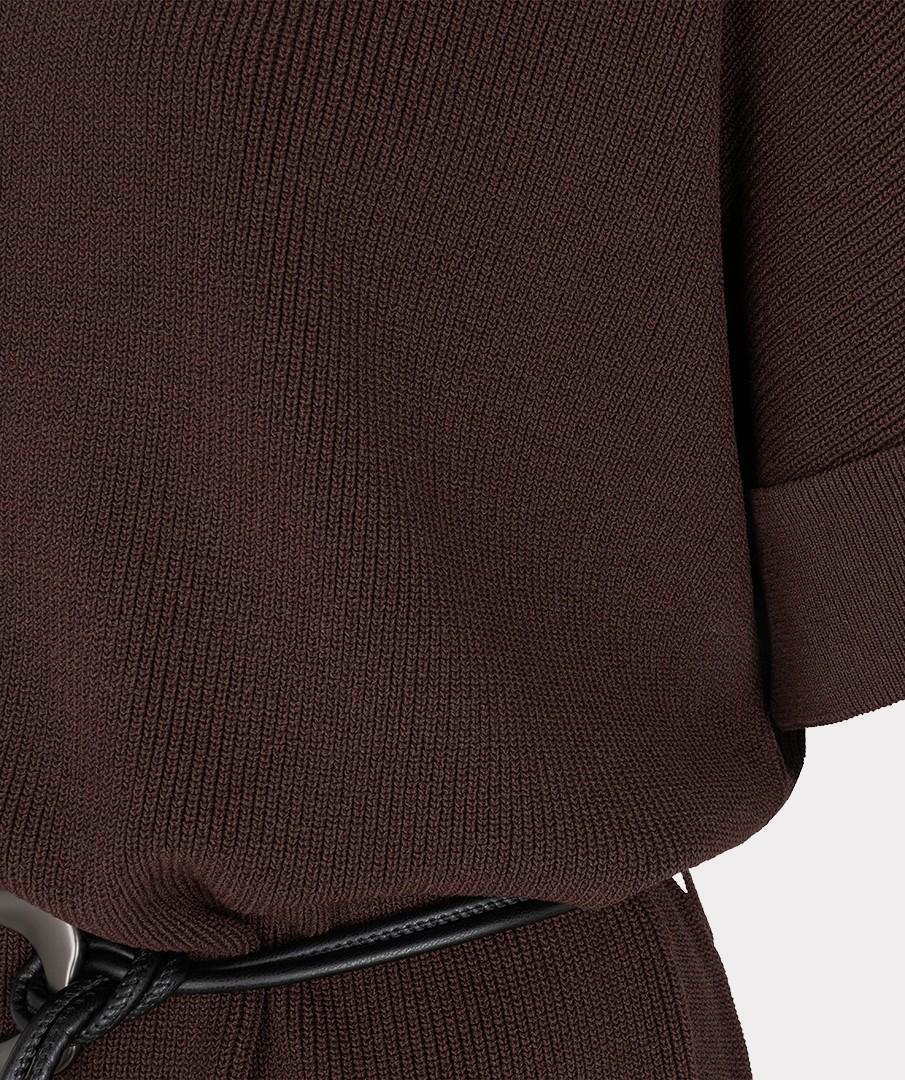 EsQualo Jurk F26.18515 Bruin 6