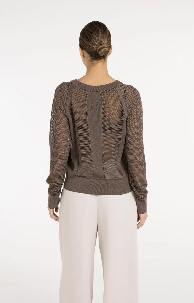 YAYA Trui 01-000592-605 Bruin 3