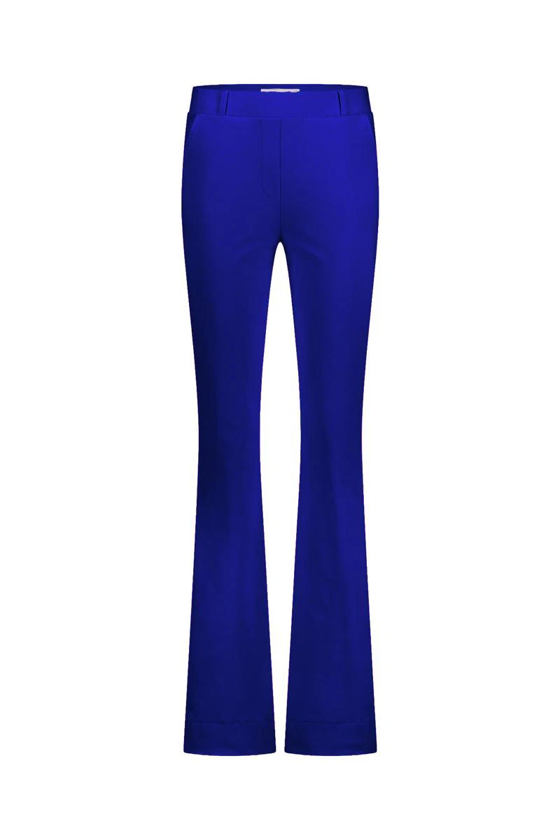 Studio Anneloes Pantalon Flair Bonded Blauw 2