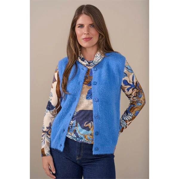 Roberto Sarto Vest 631126 Blauw 1