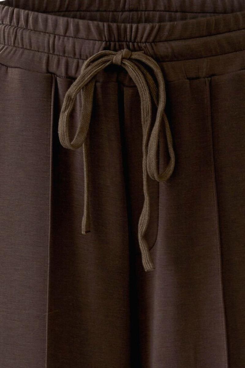 Oui Pantalon 0098665 Beige 5