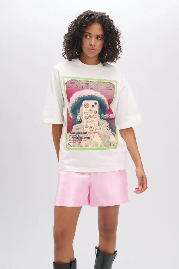 Refined Department T-Shirt Loui Off-White 1