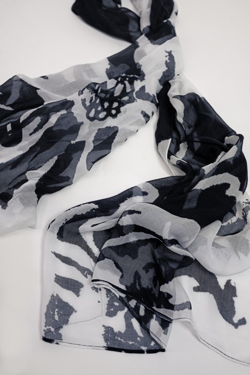 Monari Sjaal 410464 Blauw 3