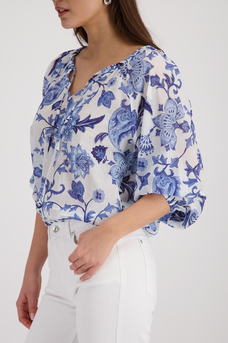 Monari Blouse 410524 Blauw 4