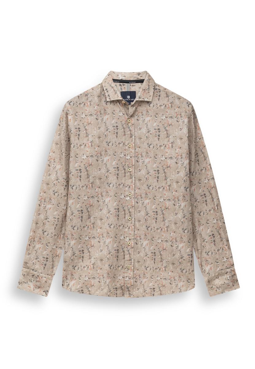 State of Art Overhemd 214-16148 Beige 2