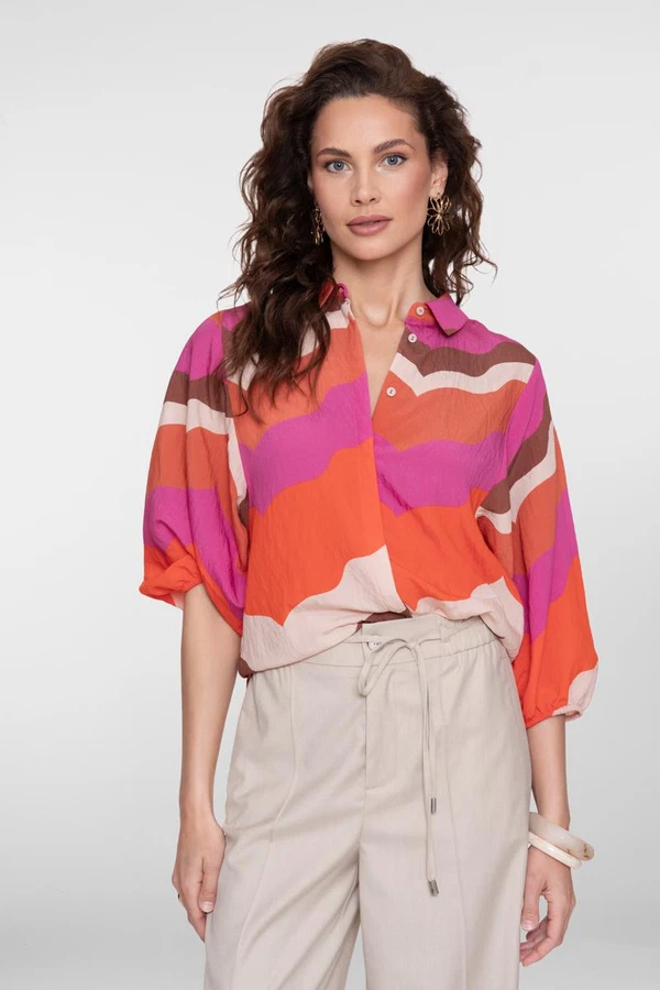 Geisha Blouse 63216-20 Oranje 1