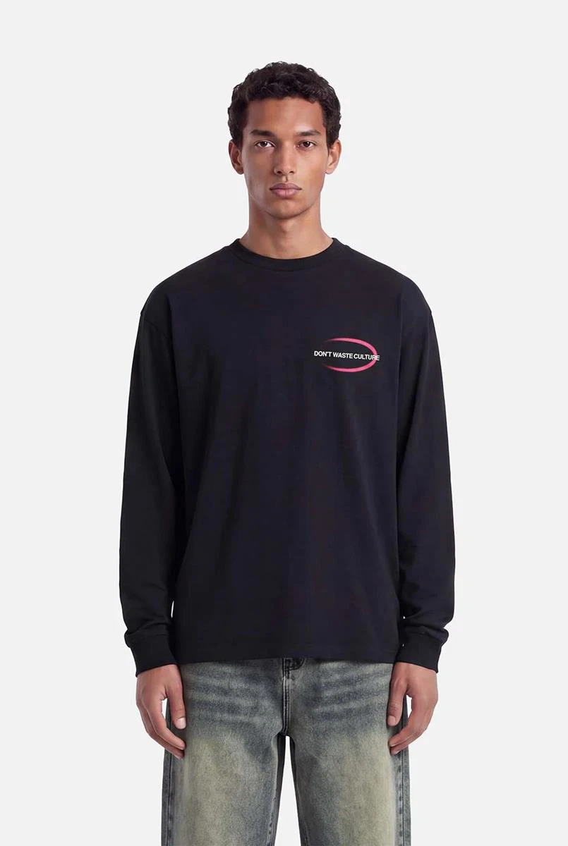 Don't waste culture Sweater Tavi Zwart 3