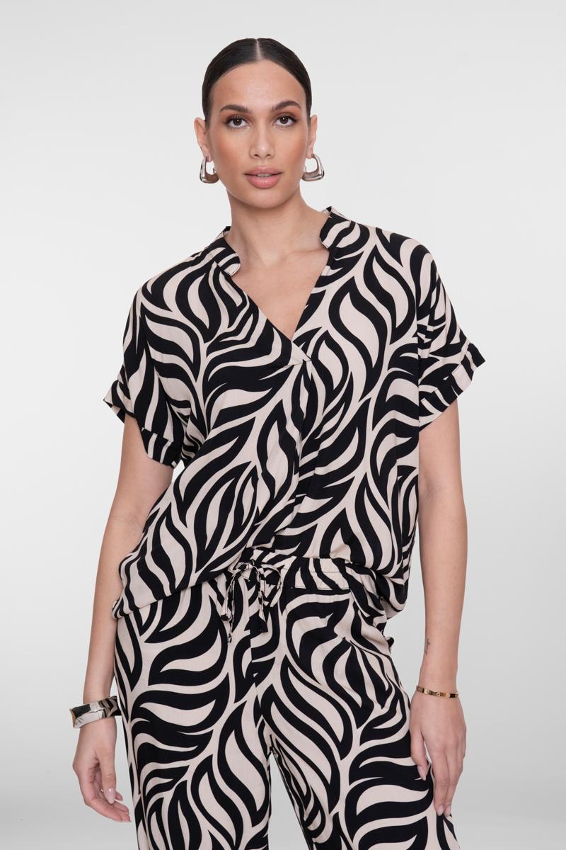 Geisha Blouse 63295-70 Zwart 1