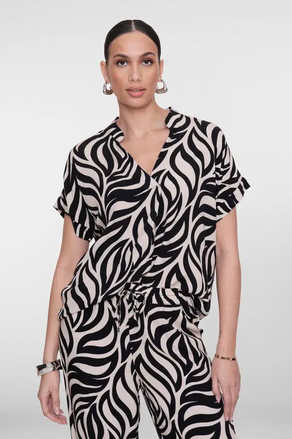 Geisha Blouse 63295-70 Zwart 1