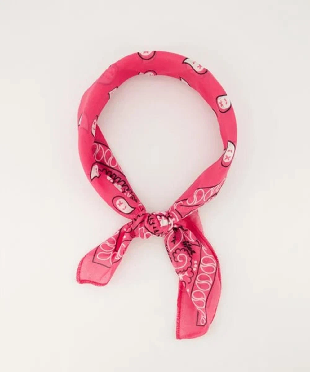 New Apparel Sjaal Astrid Groot Roze 1