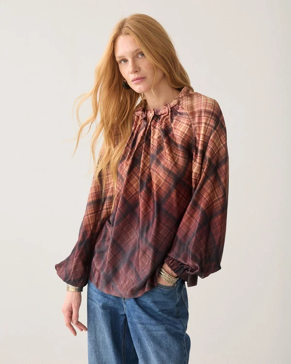 Summum Blouse 2s3547-12497 Bruin 1