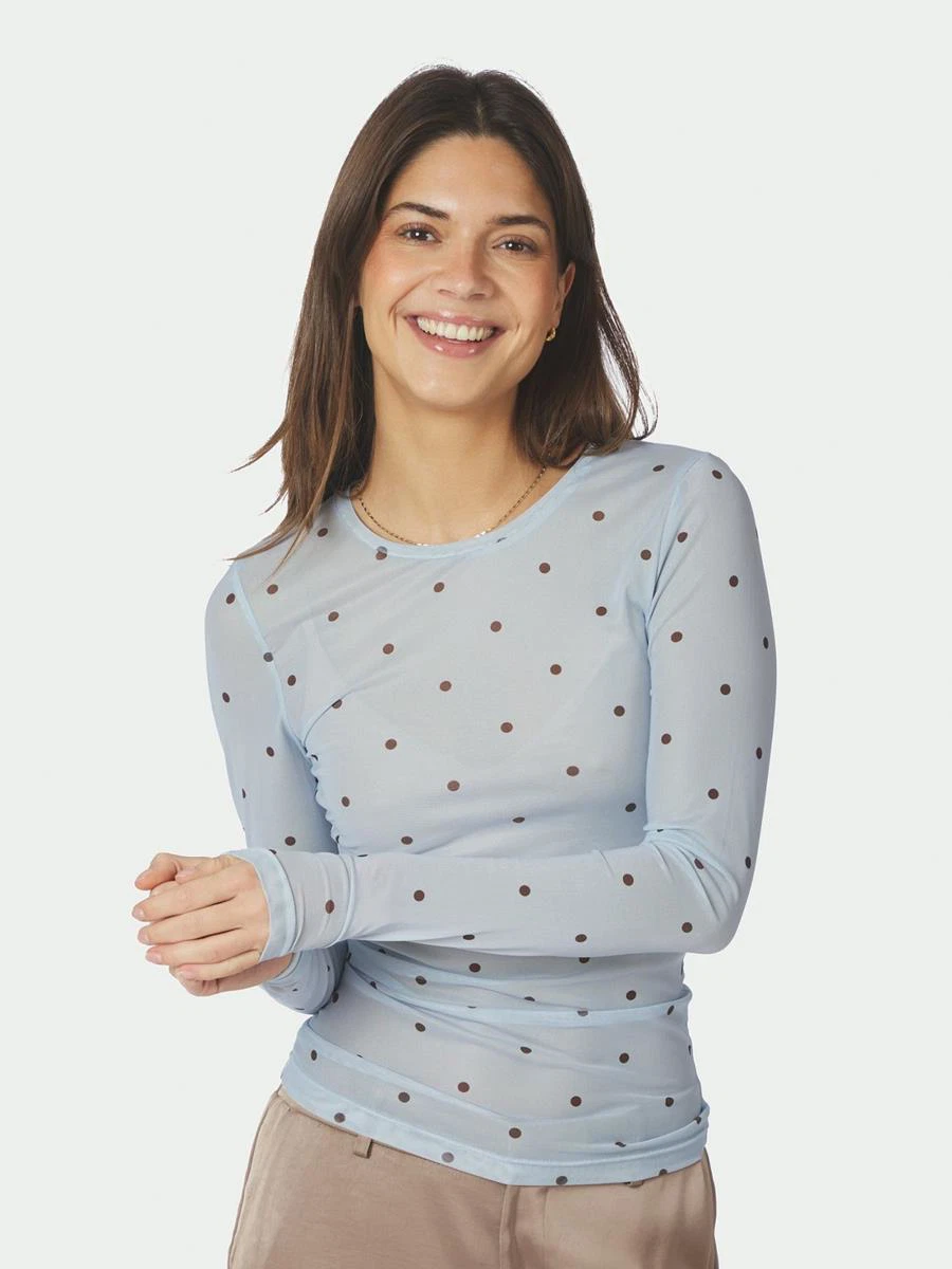 Neo Noir Blouse Ella Blauw 1