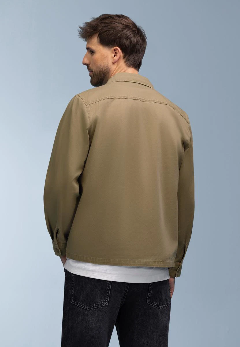 BlueFields Overshirt 22136084 Taupe 3