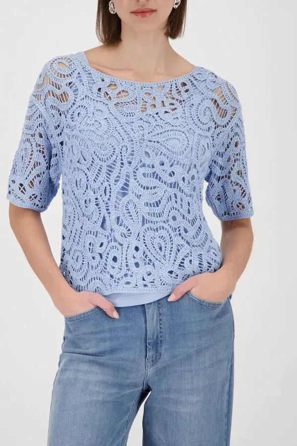 Monari T-shirt 410896 Blauw 1