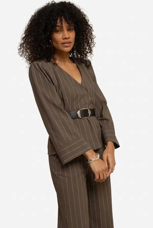 Studio Anneloes Blouse Cilou Stripe Groen 1