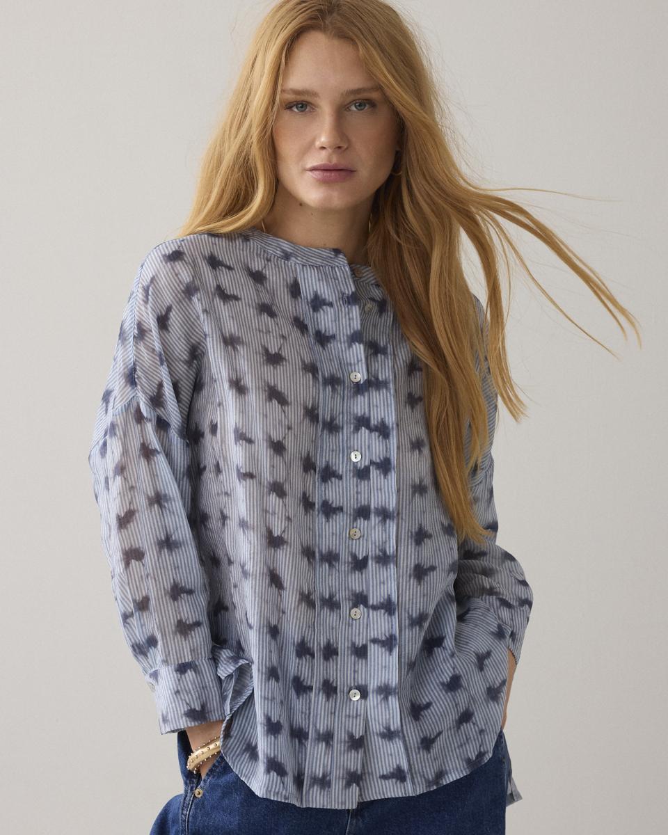 Summum Blouse 2s3463-12368 Blauw 4