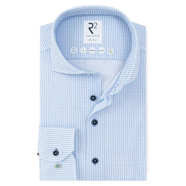 R2 Amsterdam Overhemd 132.WSP.035 Blauw 1