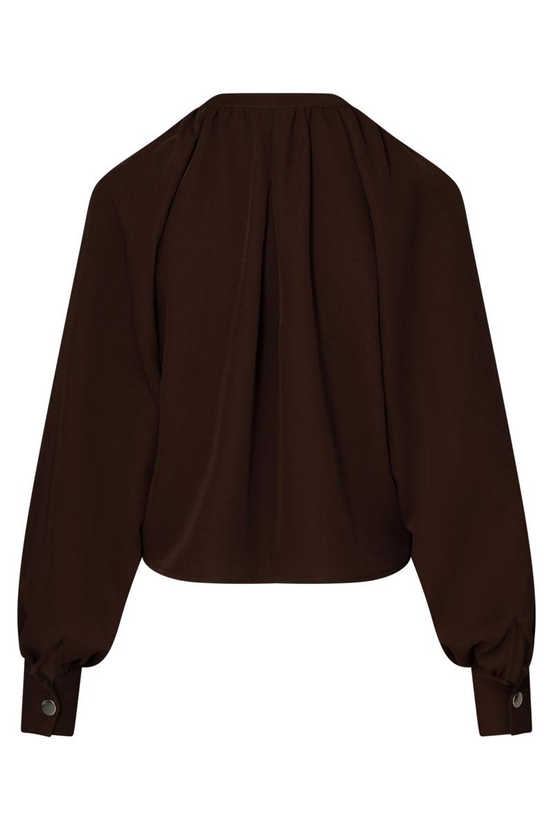 Label DOT Blouse 2611040 Bruin 3