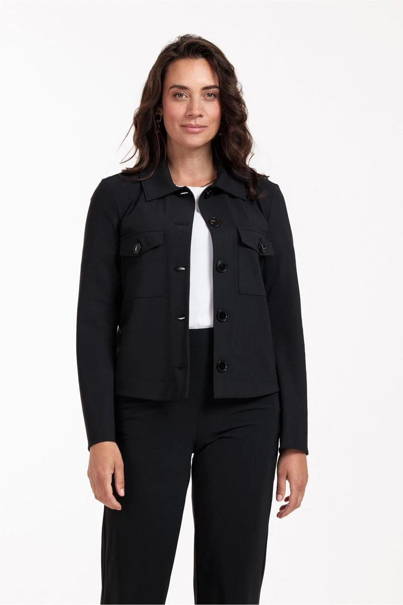 Studio Anneloes Blazer Claire Bonded Zwart 1