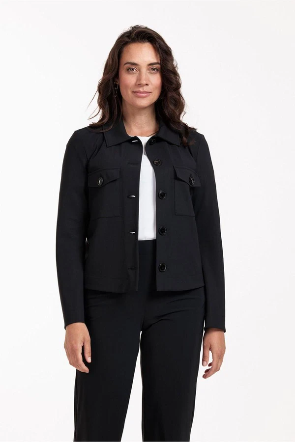 Studio Anneloes Blazer Claire Bonded Zwart 1