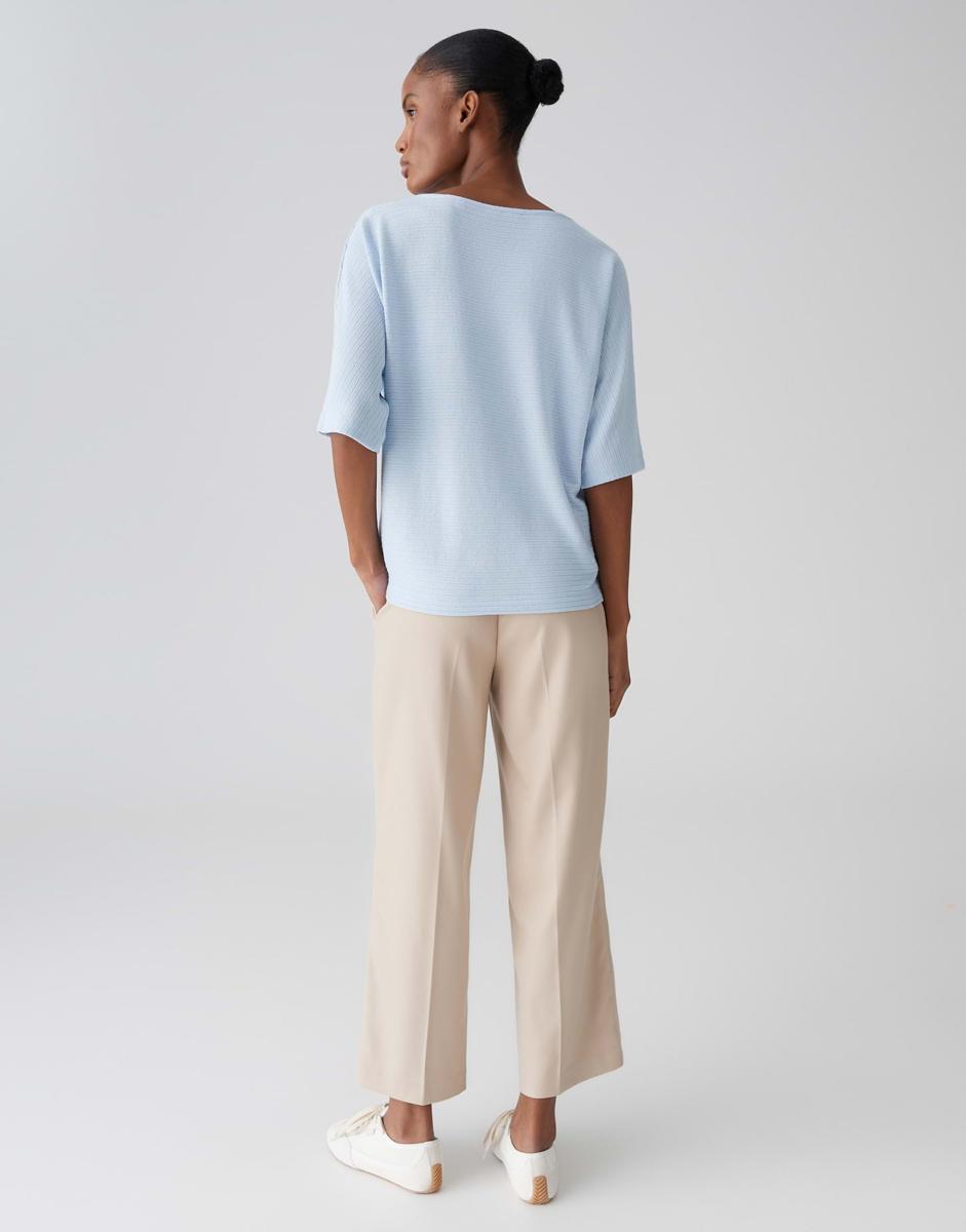 OPUS T-Shirt Serifos Blauw 3
