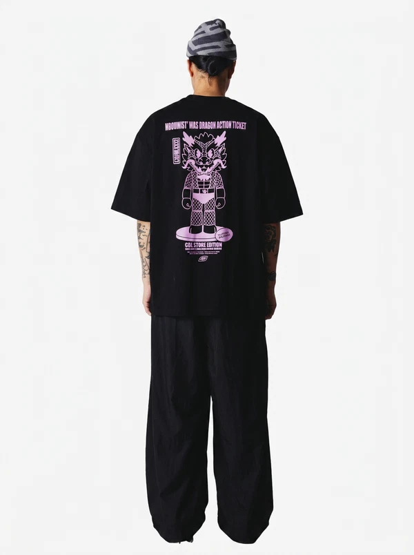 WOODBIRD T-Shirt Beam Zwart 1