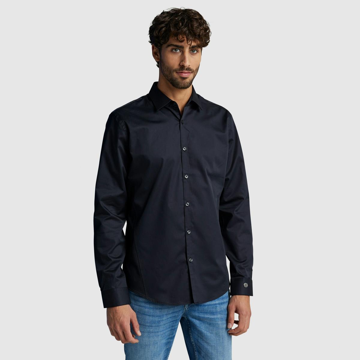 Cast Iron Cast Iron Overhemd CSI00429 Blauw 3