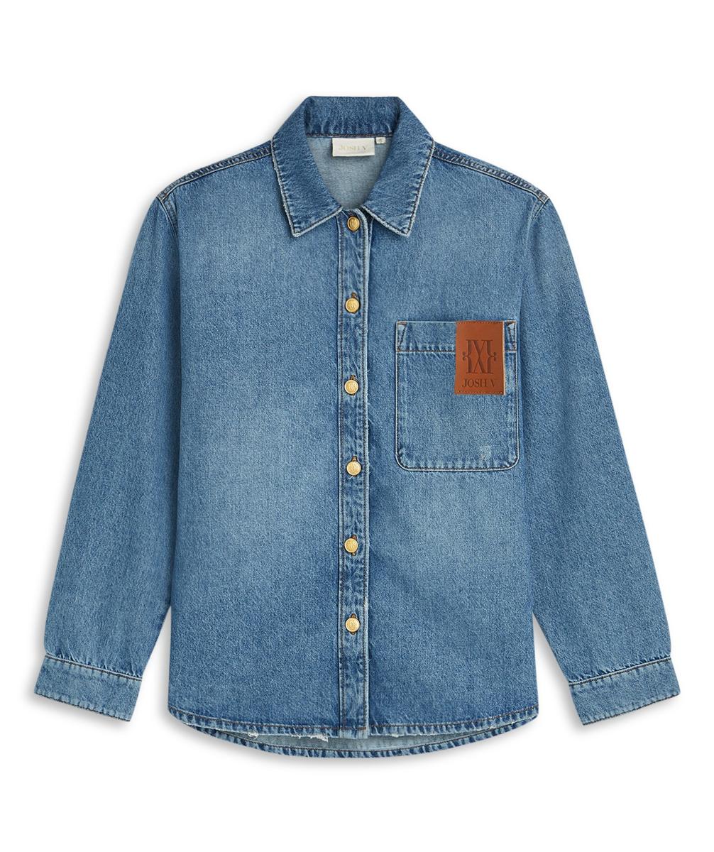 Josh V Blouse JV-2608-0104 Blauw 4