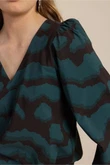 Studio Anneloes Blouse Les blurred top Groen 3