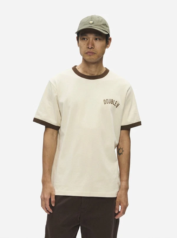 Wood Wood T-Shirt Parker Bruin 1