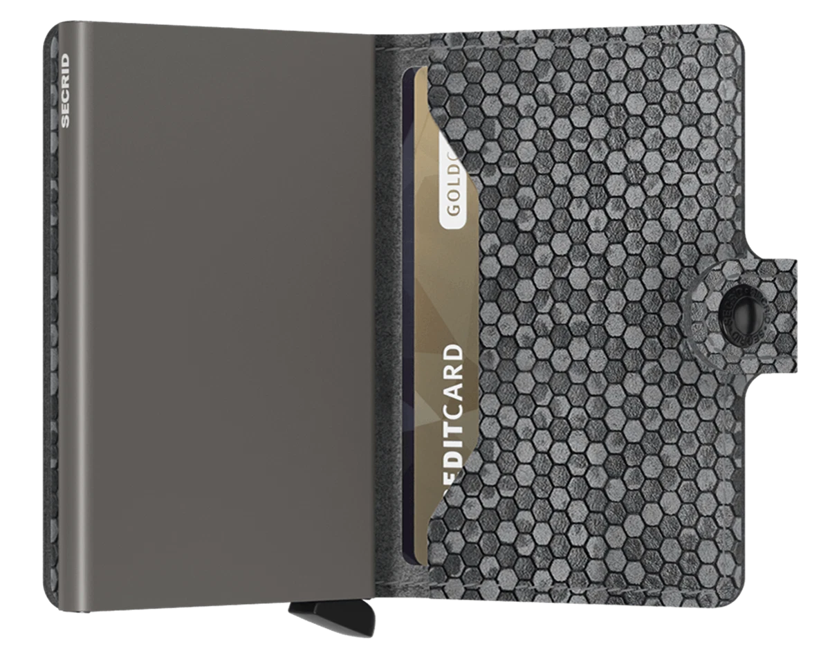 Secrid Wallet Hexagon Grey Grijs 3