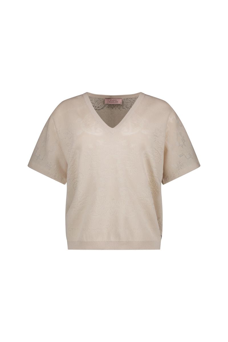 Studio Anneloes Blouse Robin paisley top Off-White 1