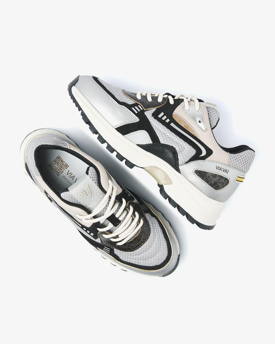 Via Vai Sneakers Danae Noah Zilver 3