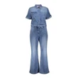 Geisha Jumpsuit 61047-10 Blauw 2