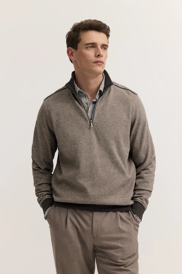 Bugatti Sweater 25061F 8550 Bruin 1