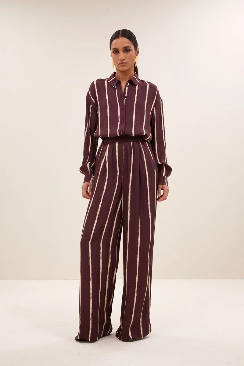 By-Bar Blouse Lykke Rood 1