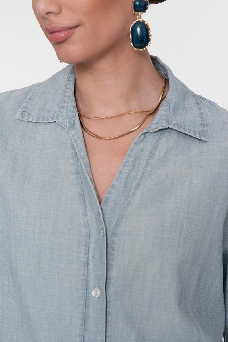 Geisha Blouse 63161-70 Blauw 4