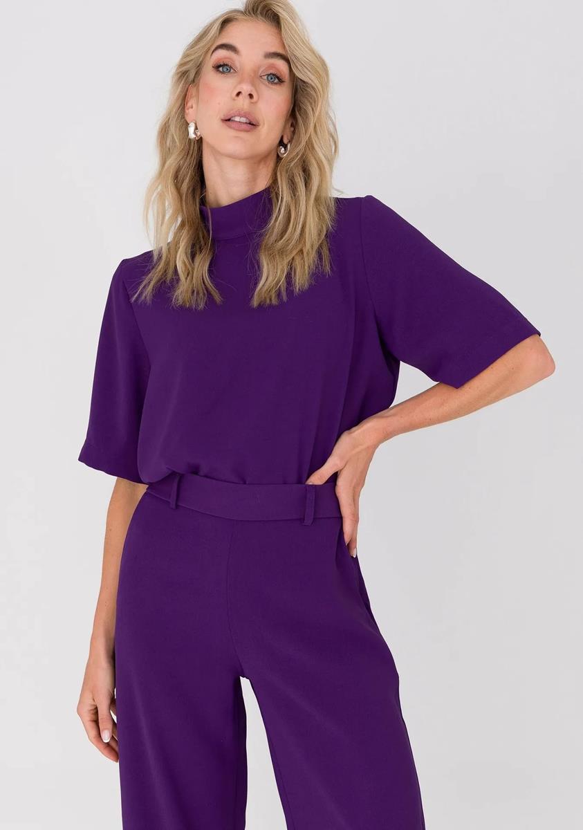 Anna Blouse 74a05-03465-1Y Paars 1